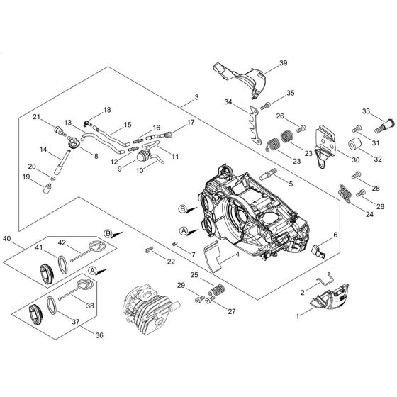 Engine Cover for Shindaiwa 251WS Chainsaw