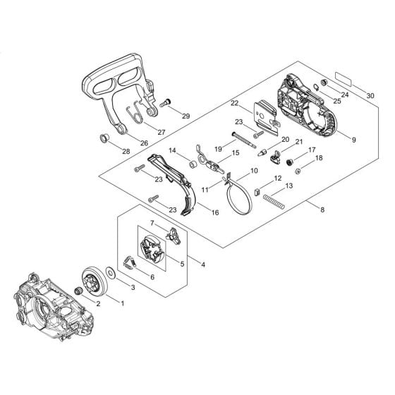 Chain Brake for Shindaiwa 251WS Chainsaw