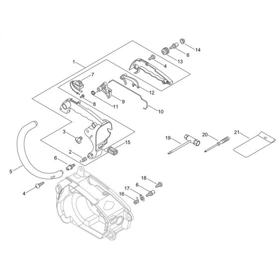 Rear Handle, Tool for Shindaiwa 269TS Chainsaw