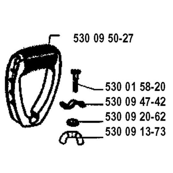 Handle  for Husqvarna 26 LC Trimmer/ Edgers