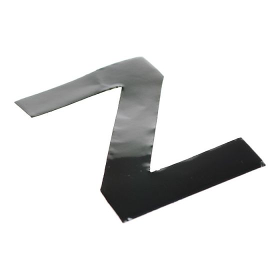 Self Adhesive 80mm Black Digit - Letter Z