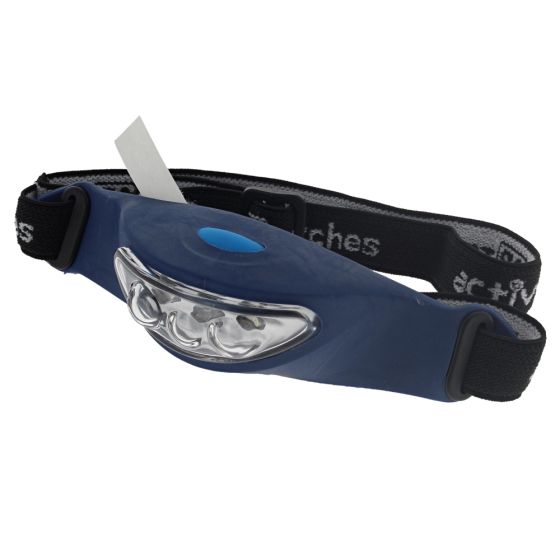 LED Headlight with Tilt Adjustable Black Strap - 3AAA Batteries ***LAST STOCK***