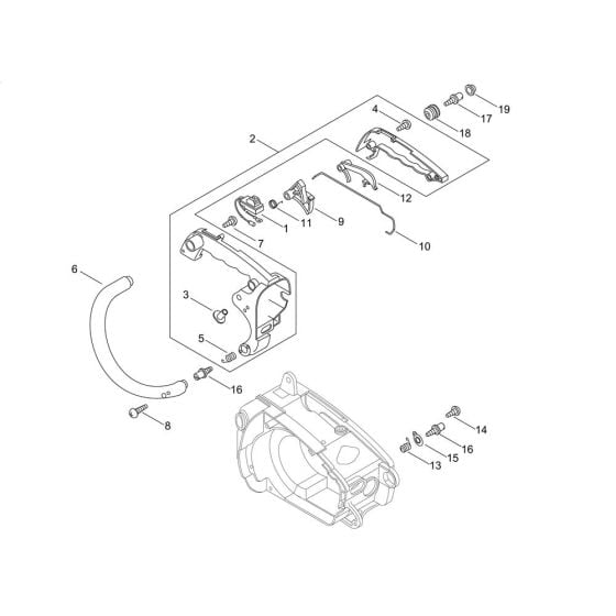 Handle for Shindaiwa 280TCS Chainsaw