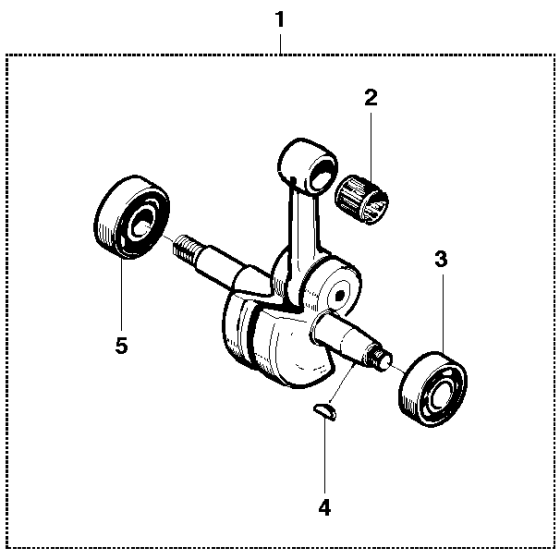 Crankshaft Assembly for Husqvarna 281xp Chainsaws