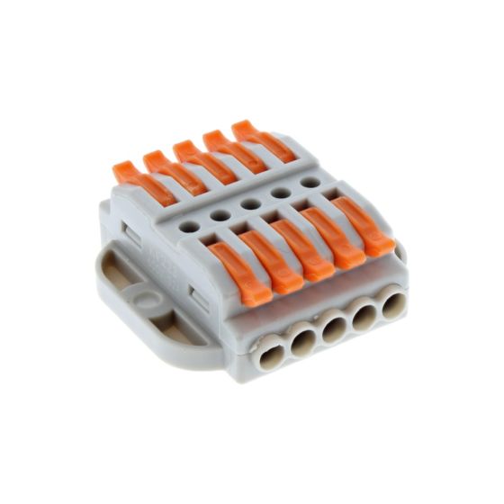 5 Way, Quick Wire Splice Connector Splitter, 32A, 250V AC