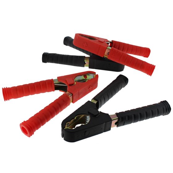 Jump Lead Handles Insulated Plastic - Red/Black (2 Pairs)