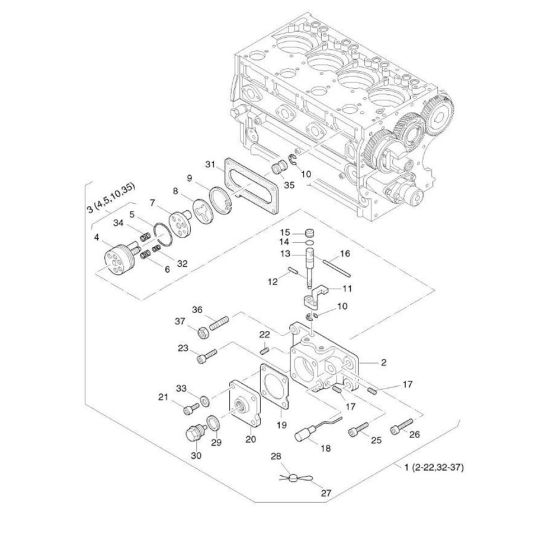 Extra Fuel Device Assembly for Hatz 2L41C Diesel Engines