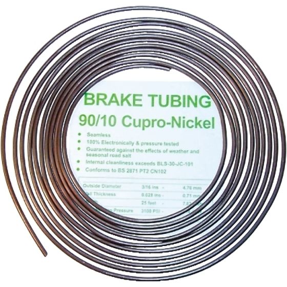 Brake Tubing 90/10 Size: 1/2" L: 25ft