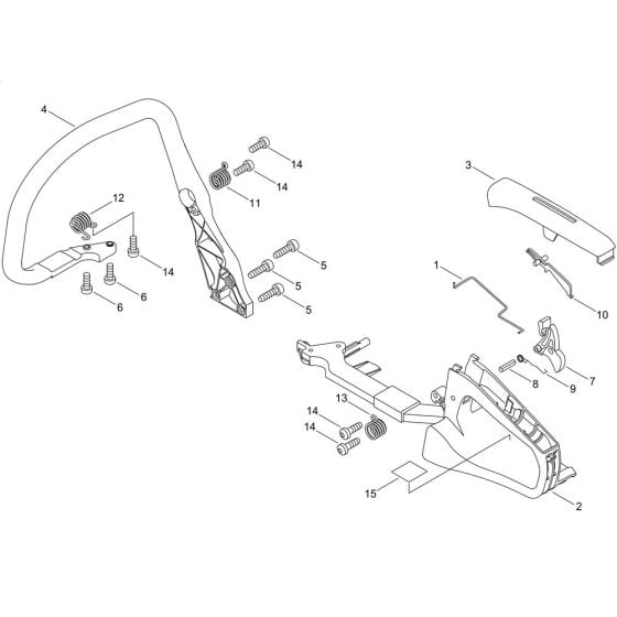 Handle for Shindaiwa 305S Chainsaw