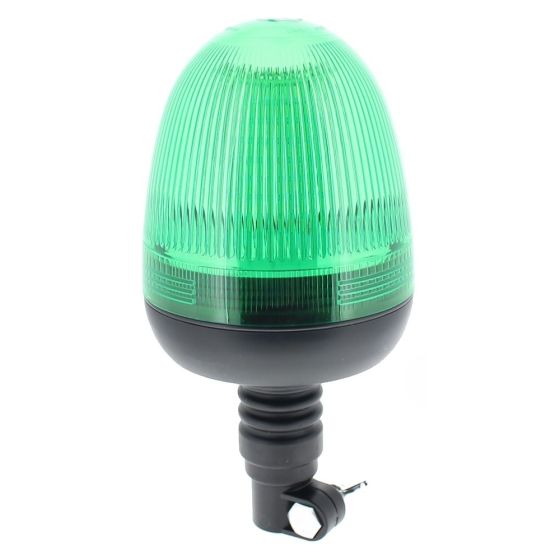 LED Green Flashing Beacon (High Profile) - Flexi DIN Spigot Fixing