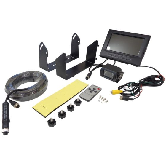 Rear/Front Camera & Sensor Kit 7" Waterproof LCD Monitor Screen - Wired