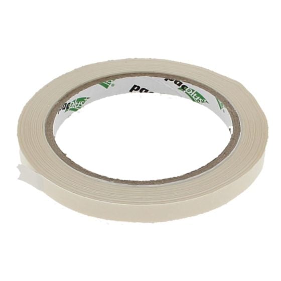 White 9mm x 66m Vinyl Tape for PD222T (310 800) Pacplus Bag Neck Sealer Trimmer