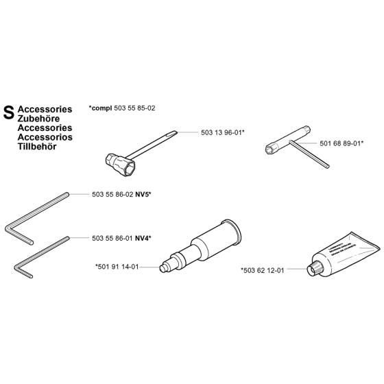 Accessories For Husqvarna 3120 Chainsaw 