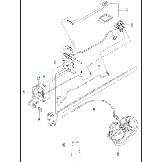 Electrical Assembly for Husqvarna 315iC Trimmer