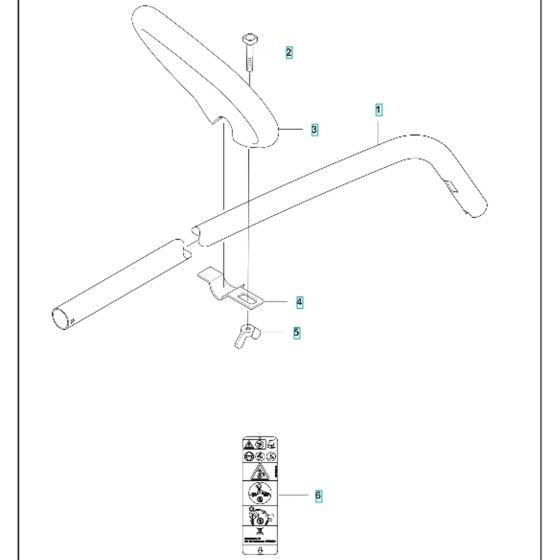 Tube Assembly for Husqvarna 315iC Trimmer