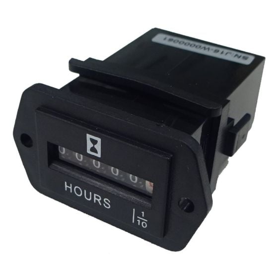 6 Digit Oblong Engine Hour Meter - Replaces Kubota RA021-53220