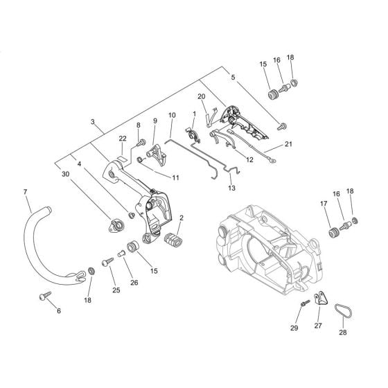 Reach Handle, Tool for Shindaiwa 320TS Chainsaw