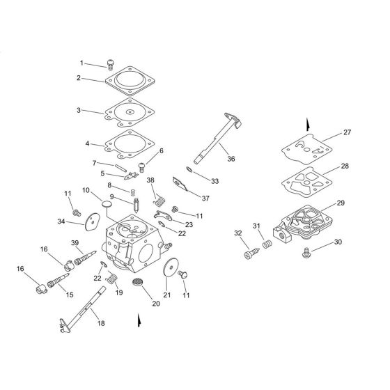 Carburettor for Shindaiwa 320TS Chainsaw