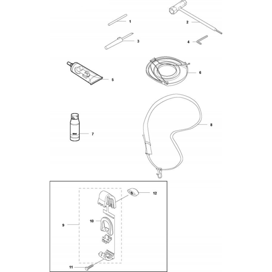 Accessories for Husqvarna 324 L Trimmer/ Edgers