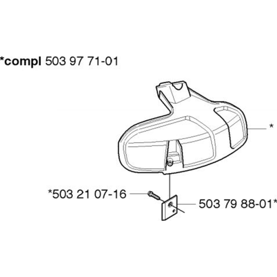 Guards for Husqvarna 324 LX Trimmer/ Edgers