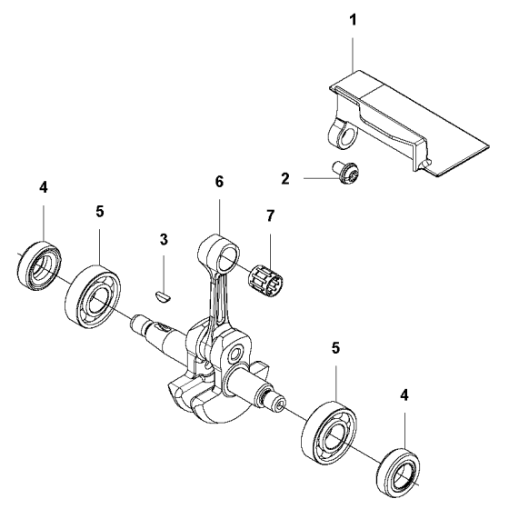 Crankshaft Assembly for Husqvarna 325 HE4 Hedge Trimmers