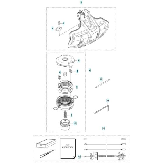 Accessories for Husqvarna 325iLK Battery Trimmer