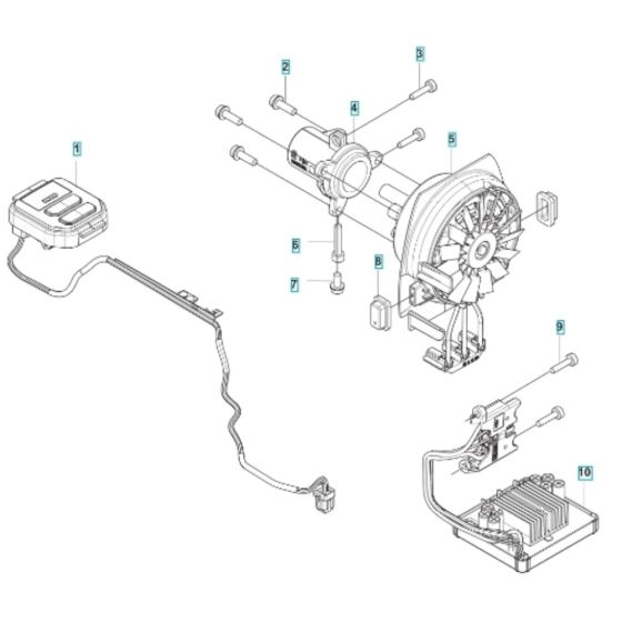 Electrical for Husqvarna 325iRJ Battery Brushcutter