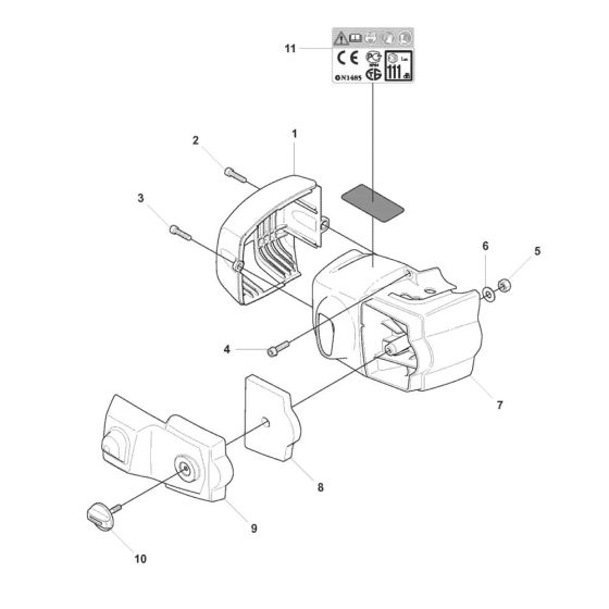 Cover for Husqvarna 326 AI 25 Auger