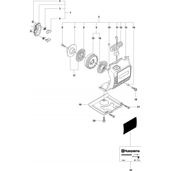 Starter for Husqvarna 326 EX Trimmer/ Edgers