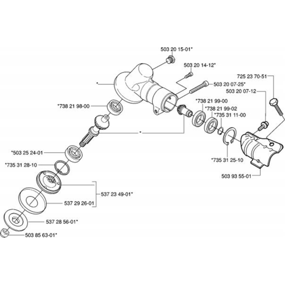 Bevel Gear for Husqvarna 326 L Trimmer/ Edgers