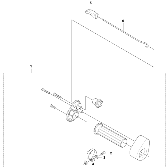 Handle 2 Assembly for Husqvarna 327 HE3 X-Series Hedge Trimmers