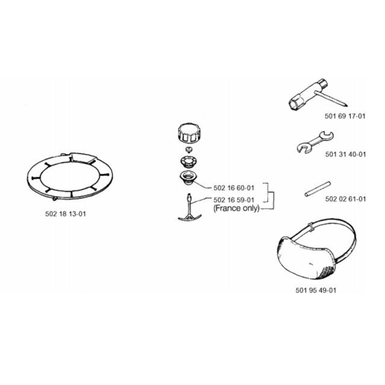 Accessories for Husqvarna 32 BT Trimmer/ Edgers