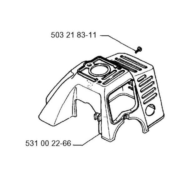 Cylinder Cover for Husqvarna 32 BT Trimmer/ Edgers