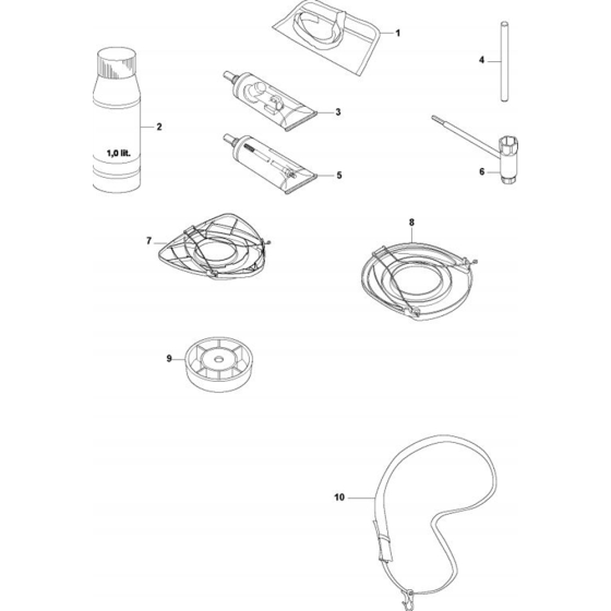 Accessories-1 for Husqvarna 335 LX Trimmer/ Edgers