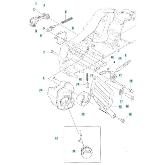 Chain Break for Husqvarna 340i Battery Chainsaw