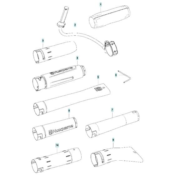 Accessories for Husqvarna 340iBT Battery Blower