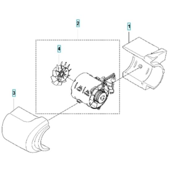 Fan for Husqvarna 340iBT Battery Blower