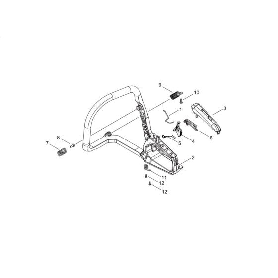 Handle for Shindaiwa 341AC Chainsaw