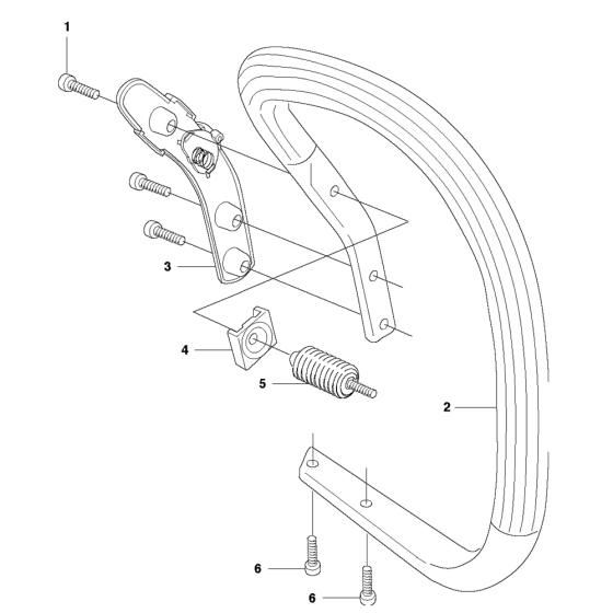 Handle Assembly For Husqvarna 346XP Chainsaw 