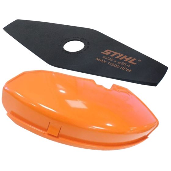 Brush Knife Blade and Guard Kit for Stihl FS55, FR130 Brushcutters