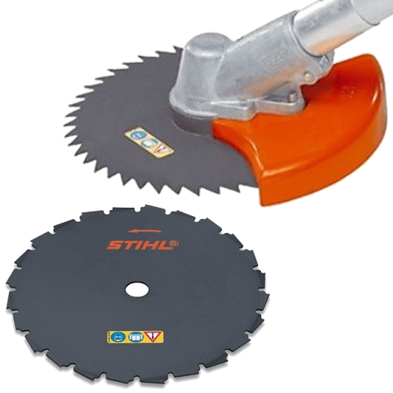 Circular Saw Blade and Guard Kit for Stihl FS410K, FS460K, FS490K Brushcutters