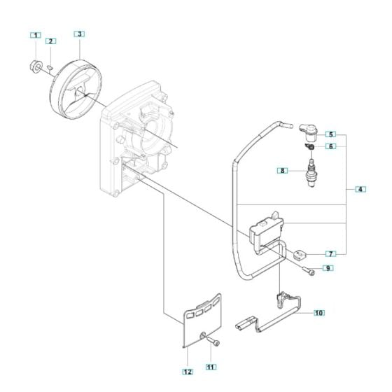 Ignition Assembly for Husqvarna 350BF Blower