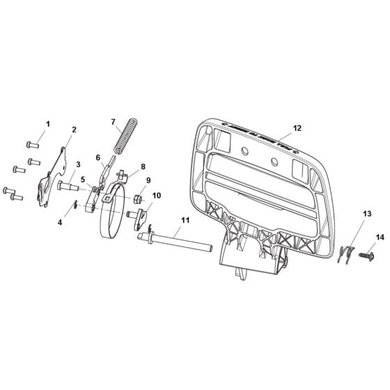 Chain Brake Assembly for Husqvarna 350i Chainsaw