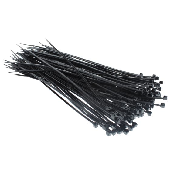 Cable Ties 2.5mm x 200mm, 100 Pack