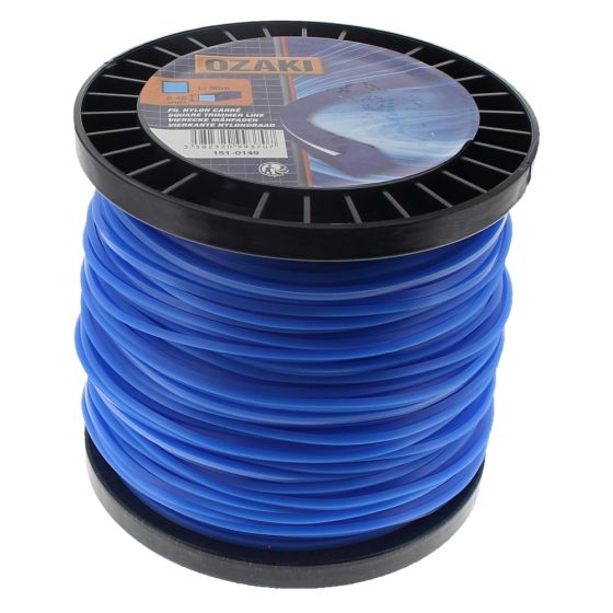 Nylon Strimmer Line Ozaki 2.4mm x 90m  (Square)