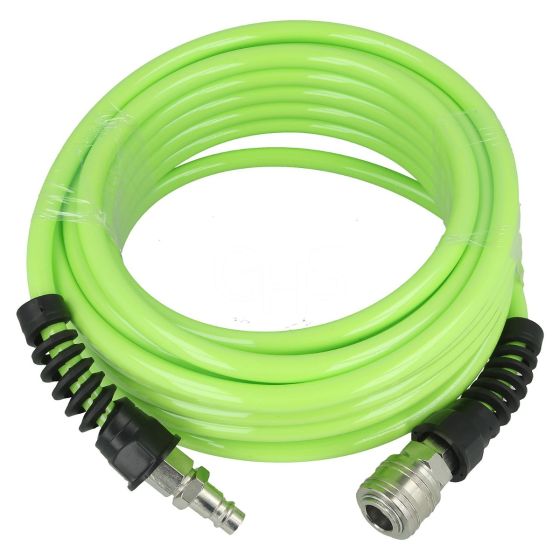 Air Hose x 50 Ft Roll with Fittings - 1/4"