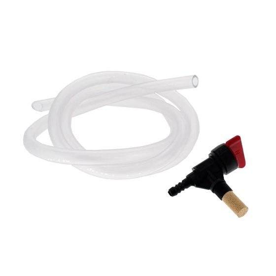 Fuel Tap 3/16" & Fuel Hose Pipe (1 Metre) for Qualcast Punch 30S Lawn Mowers - Replaces OEM No. F016L35380