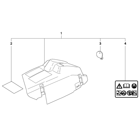 Cylinder Cover Assembly For Husqvarna 359 Chainsaw 