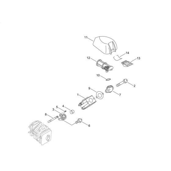 Air Cleaner, Carburettor for Shindaiwa 361WS Chainsaw