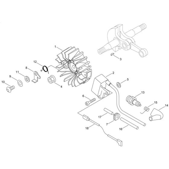 Magneto for Shindaiwa 362TS Chainsaw